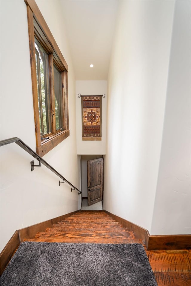 1263 Spencer Ridge Rd, Whitefish, MT 59937 - stairs with baseboards