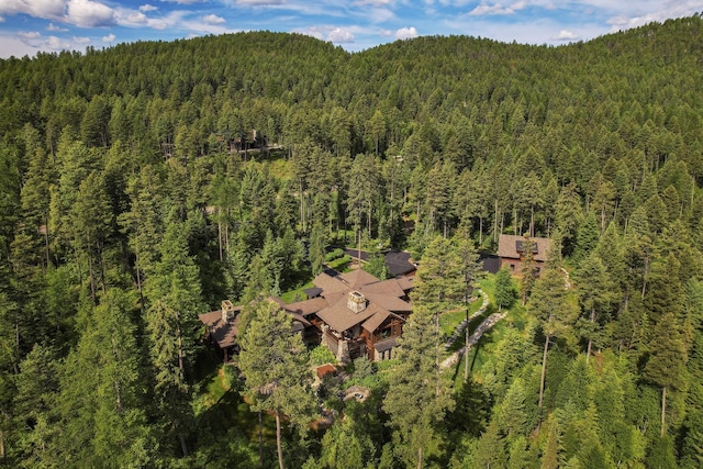 1263 Spencer Ridge Rd, Whitefish, MT 59937 - aerial view of property and surrounding area with a forest