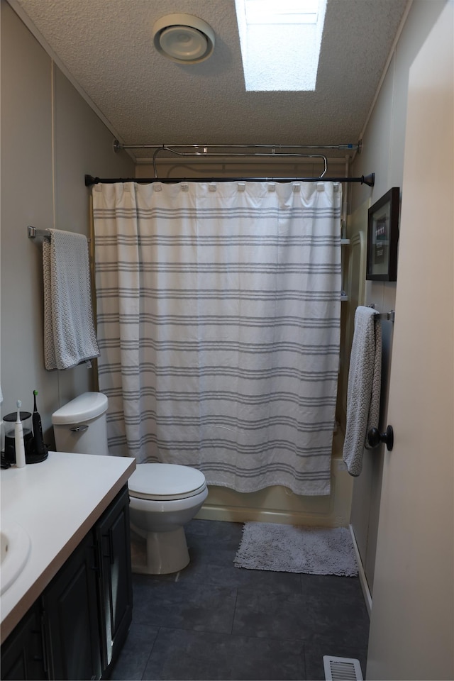 3000 Villard Ave Unit 149, Helena, MT 59601 - full bathroom featuring vanity, a textured ceiling, crown molding, and shower / bathtub combination with curtain