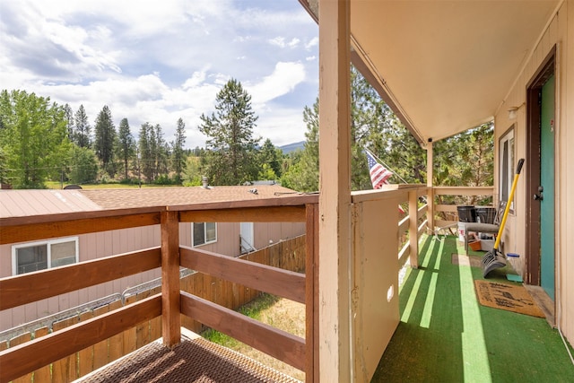 105 S Clifton St, Darby, MT 59829 - view of wooden deck