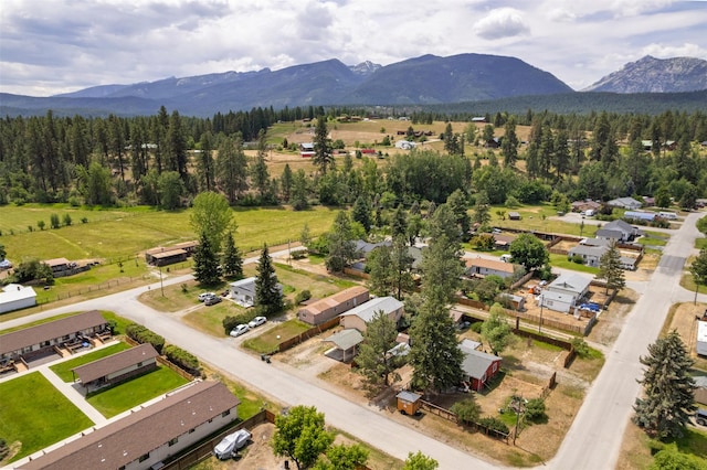 105 S Clifton St, Darby, MT 59829 - aerial view of mountains