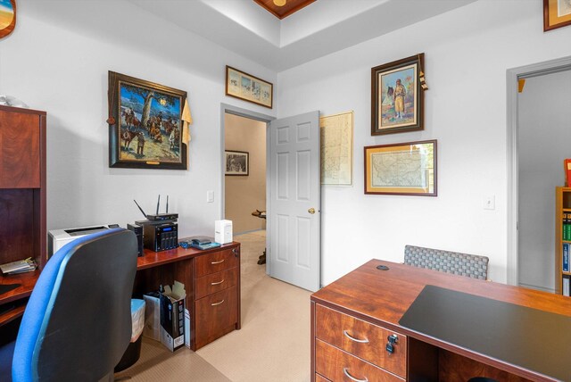 18 Buffalo Hill Cir, Kalispell, MT 59901 - home office featuring light carpet