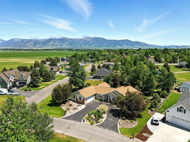 12 Pathfinder Trl, Bozeman, MT 59718 - aerial view of residential area featuring a mountain backdrop