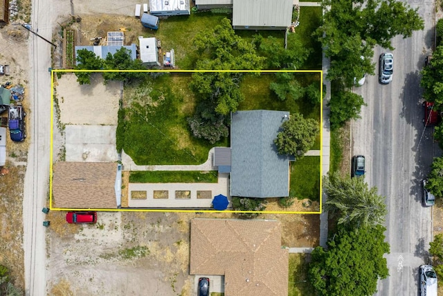 620 N 4th St, Hamilton, MT 59840 - aerial overview of property's location with property boundaries highlighted