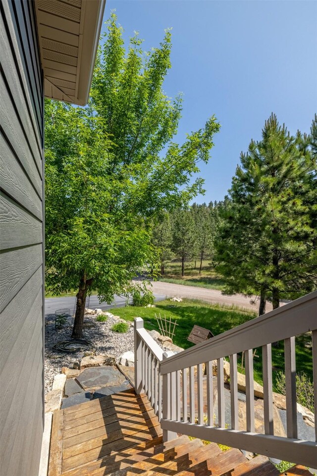 13 Crossfire Dr, Clancy, MT 59634 - view of wooden deck