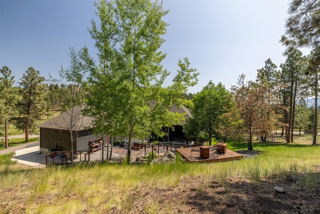 13 Crossfire Dr, Clancy, MT 59634 - view of yard with a wooden deck
