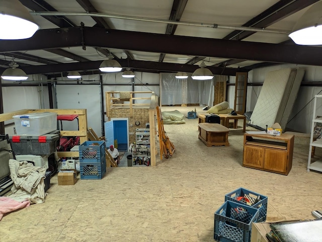 3979 Evenson Ln, Stevensville, MT 59870 - basement with a garage