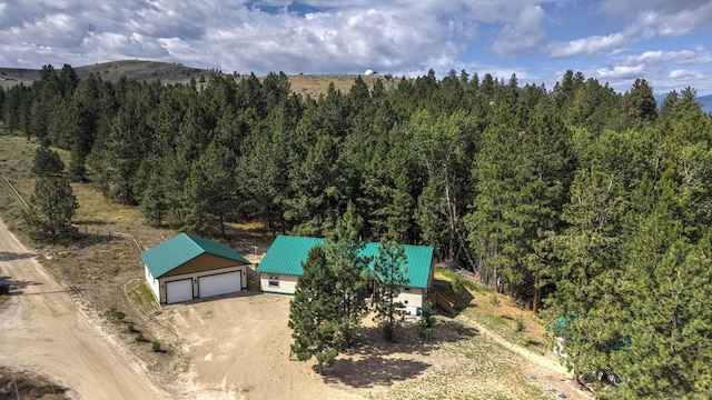 3979 Evenson Ln, Stevensville, MT 59870 - view of subject property featuring a heavily wooded area