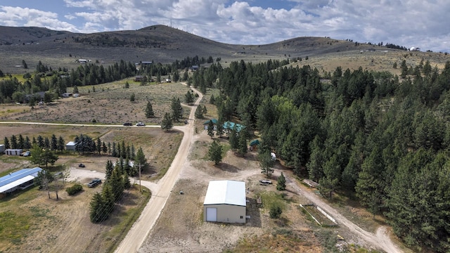 3979 Evenson Ln, Stevensville, MT 59870 - aerial view of property's location with mountains