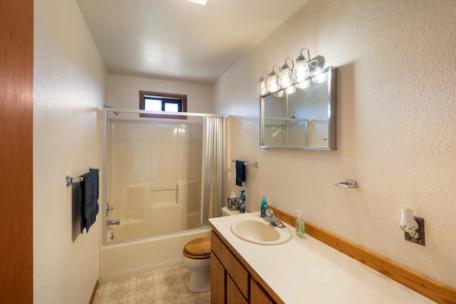 3250 US Highway 2 W, Kalispell, MT 59901 - full bath featuring vanity, shower / tub combo, and tile patterned floors