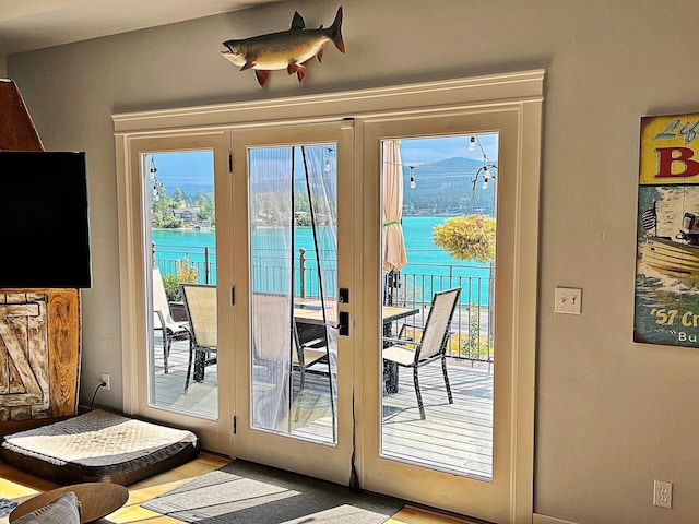 37 Roybals Way, Kalispell, MT 59901 - doorway with a water view