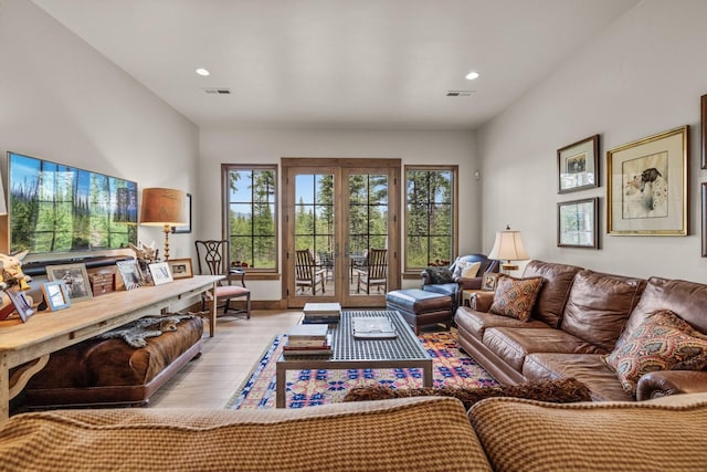 176 Whitefish Hills Loop, Whitefish, MT 59937 - living room with wood finished floors, healthy amount of natural light, and recessed lighting