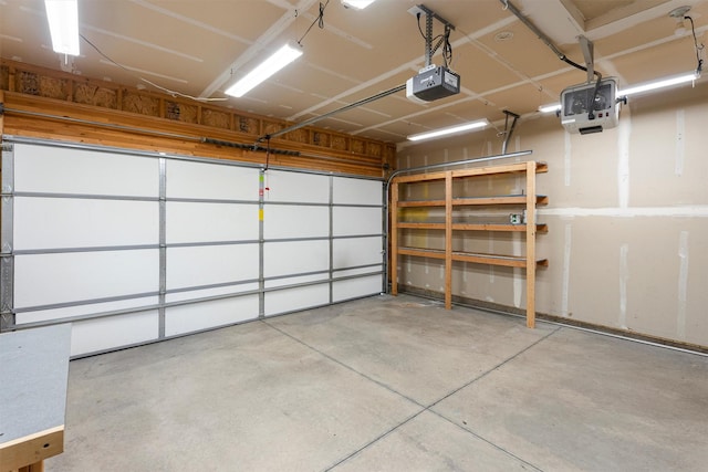 4012 Lancaster Rd, Missoula, MT 59808 - garage with a garage door opener and a heating unit