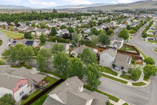 4012 Lancaster Rd, Missoula, MT 59808 - aerial view of residential area featuring a mountainous background