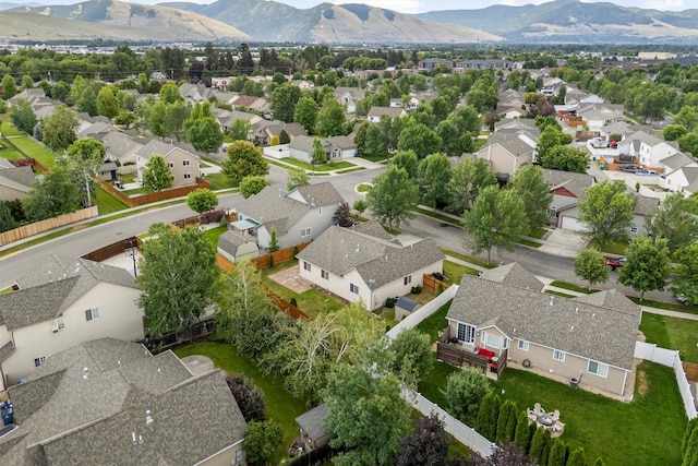 4012 Lancaster Rd, Missoula, MT 59808 - aerial perspective of suburban area featuring a mountain backdrop