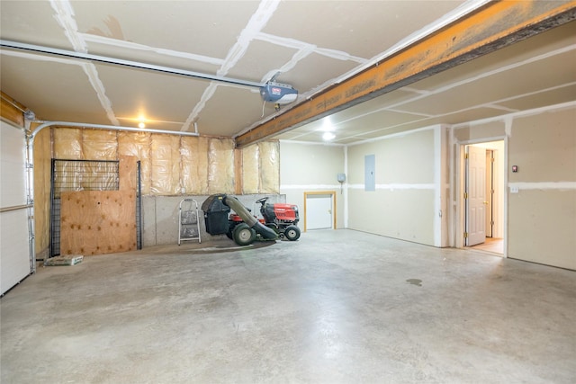 3477 Birkland Dr, Helena, MT 59602 - garage with a garage door opener and electric panel