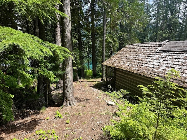 489 Grist Rd, West Glacier, MT 59936 - view of yard