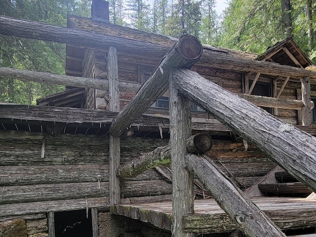 489 Grist Rd, West Glacier, MT 59936 - exterior view of a chimney