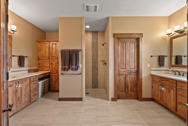 71 Cw Mitchell Ct, Marion, MT 59925 - full bathroom featuring walk in shower and vanity