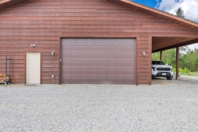 71 Cw Mitchell Ct, Marion, MT 59925 - garage featuring a detached garage