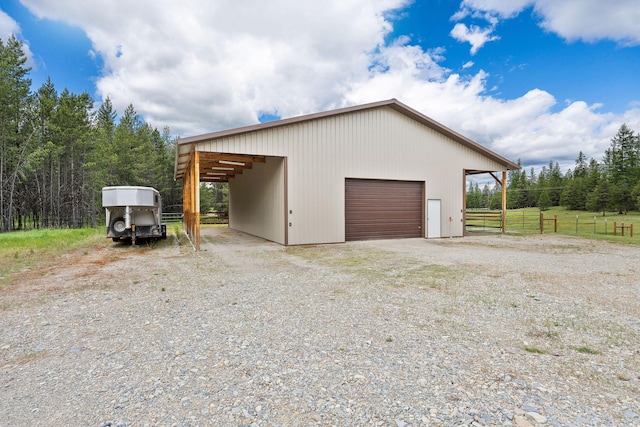71 Cw Mitchell Ct, Marion, MT 59925 - garage with a garage and driveway