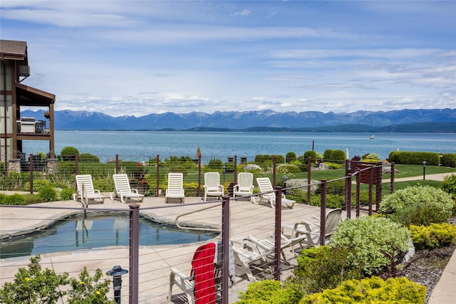 7175 US Highway 93 S, Lakeside, MT 59922 - water view with mountains