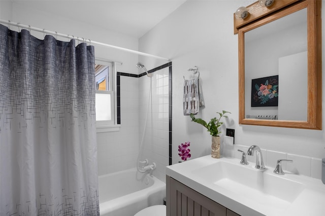 2321 8th Ave S, Great Falls, MT 59405 - full bathroom featuring vanity and shower / bath combo