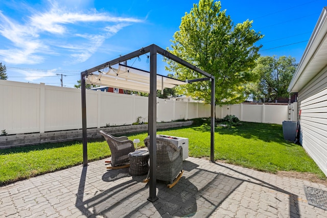 2604 5th Ave S, Great Falls, MT 59405 - fenced backyard featuring a patio