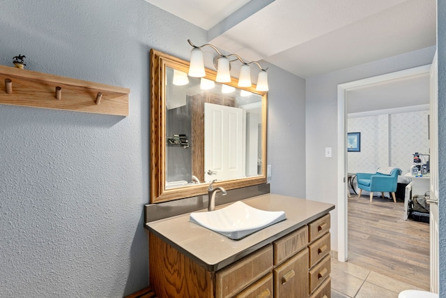 2604 5th Ave S, Great Falls, MT 59405 - bathroom featuring vanity and tile patterned floors