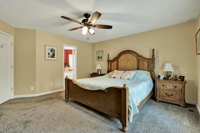 2506 Cindy St, Athens, TN 37303 - carpeted bedroom with baseboards, ceiling fan, and ensuite bathroom