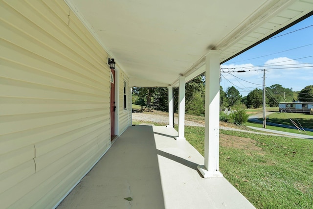 view of patio / terrace featuring a porch