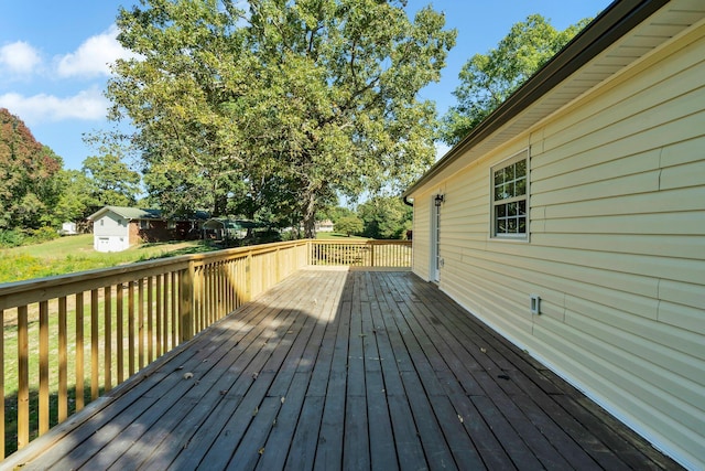 view of deck