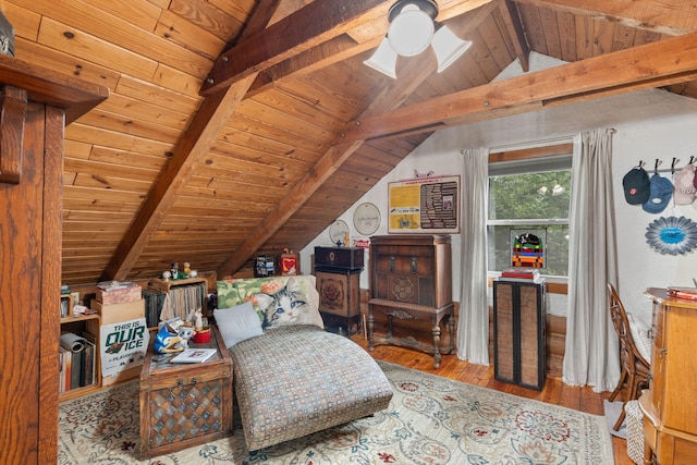 144 Low Brook Ct NE, Cleveland, TN 37312 - sitting room featuring wood finished floors and wood ceiling