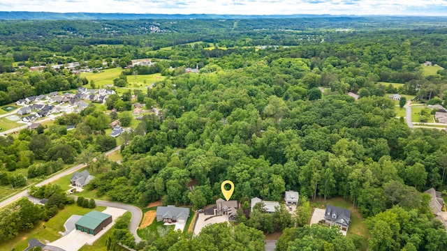 114 Monroe Dr, Ringgold, GA 30736 - aerial perspective of suburban area with a forest