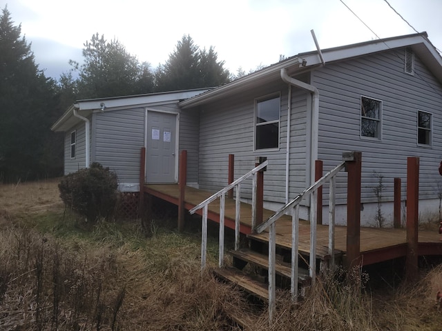 138 Singo Dr, Turtletown, TN 37391 - back of property featuring a deck