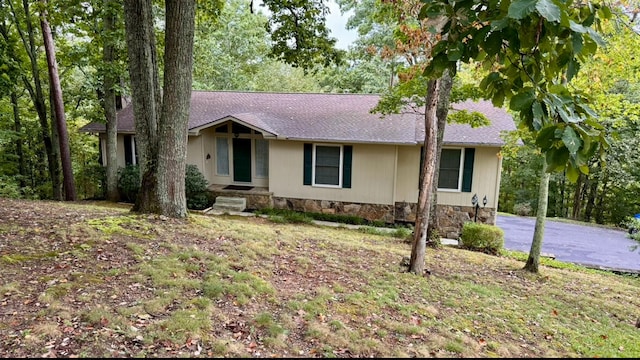 view of ranch-style home