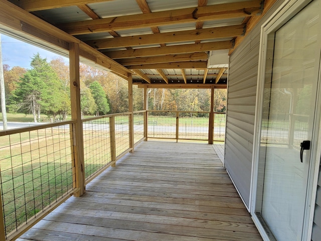 view of deck