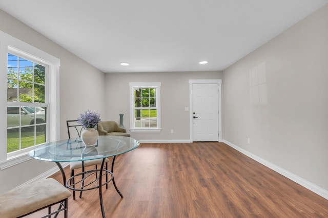 1050 King Edward Ave SE, Cleveland, TN 37311 - dining space featuring wood finished floors and recessed lighting