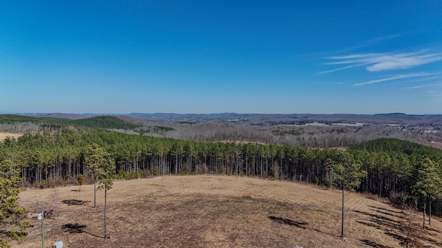 property view of mountains with a view of trees