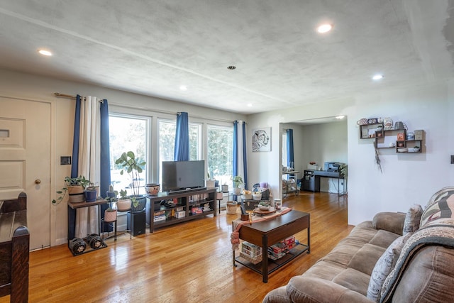 4701 Maywood Ln, Chattanooga, TN 37416 - living area featuring recessed lighting and wood finished floors