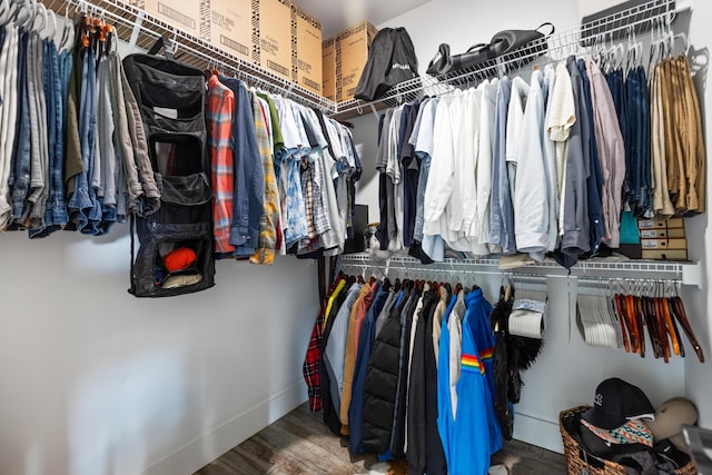 155 Surrey Ln NE, Cleveland, TN 37312 - walk in closet featuring wood finished floors