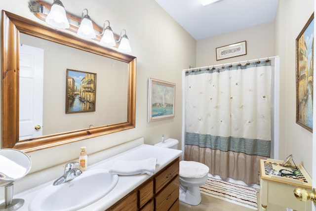 103 Windcrest Pl NW, Cleveland, TN 37312 - full bathroom with toilet, vanity, and a shower with curtain