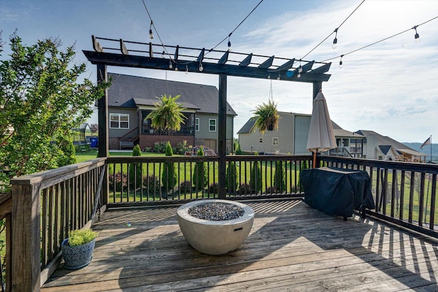 2074 Volunteer Dr SW, Cleveland, TN 37311 - deck featuring a residential view and a grill