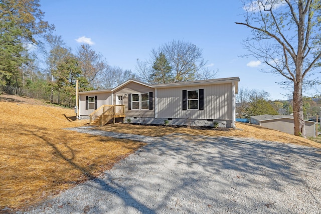 view of manufactured / mobile home