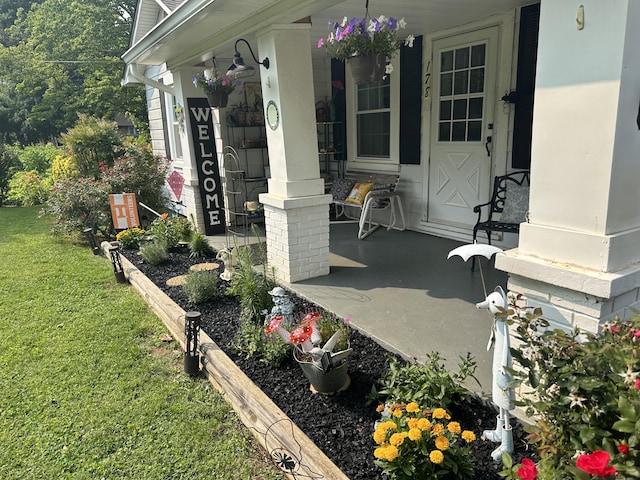 1785 Benton Station Rd, Benton, TN 37307 - porch with a lawn