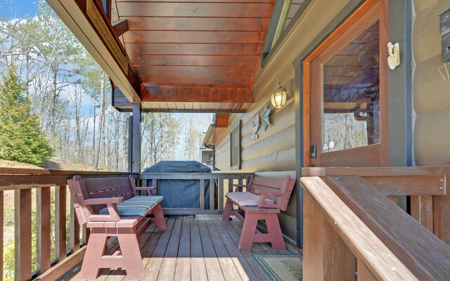 101 Hideaway Trl, Copperhill, TN 37317 - view of wooden terrace