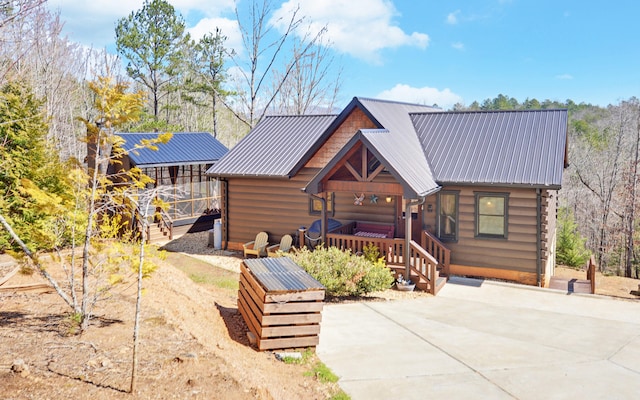 101 Hideaway Trl, Copperhill, TN 37317 - view of front of property with metal roof