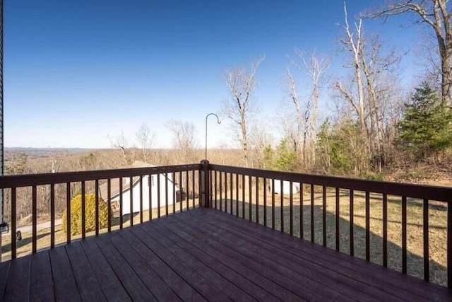 view of deck
