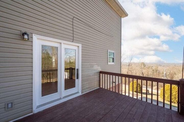 view of deck