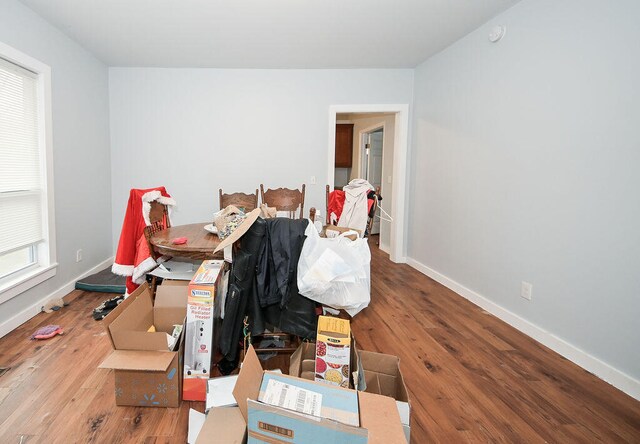 dining room featuring hardwood / wood-style floors